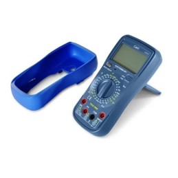 Multimetro digitale con puntali e sonde di temperatura