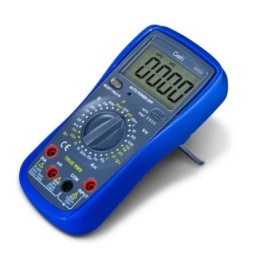 Multimetro digitale con puntali e sonde di temperatura