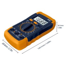 Multimetro digitale portatile A830L con display LCD