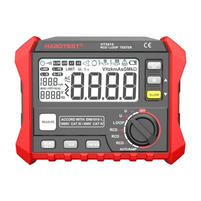 Tester RCD / Loop Professionale HT5910