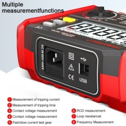 Tester RCD / Loop Professionale HT5910