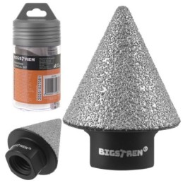 Fresa conica diamantata 2-35 mm M14 per gres e piastrelle