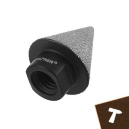 Fresa conica diamantata 2-35 mm M14 per gres e piastrelle
