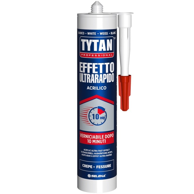 Sigillante acrilico Tytan ultrarapido bianco 300 ml verniciabile