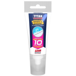 Silicone acetico Tytan Bagni e Cucine bianco 60 ml