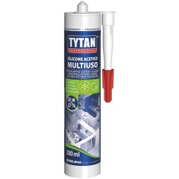 Silicone acetico universale Tytan multiuso bianco 280 ml