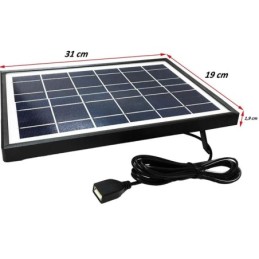 Pannello Solare USB 12W 5V 1.6A