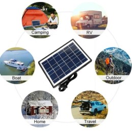 Pannello Solare USB 12W 5V 1.6A