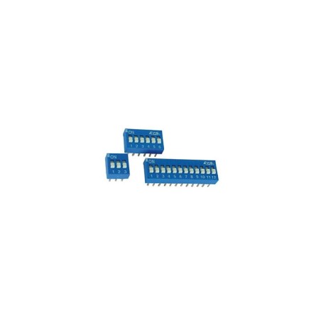 Dip switch 4 vie orizzontale da CS