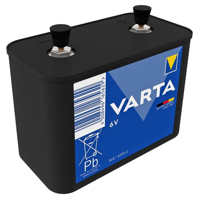 Batteria al cloruro di zinco 4R25-2 (540) 6V 8500mAh Varta