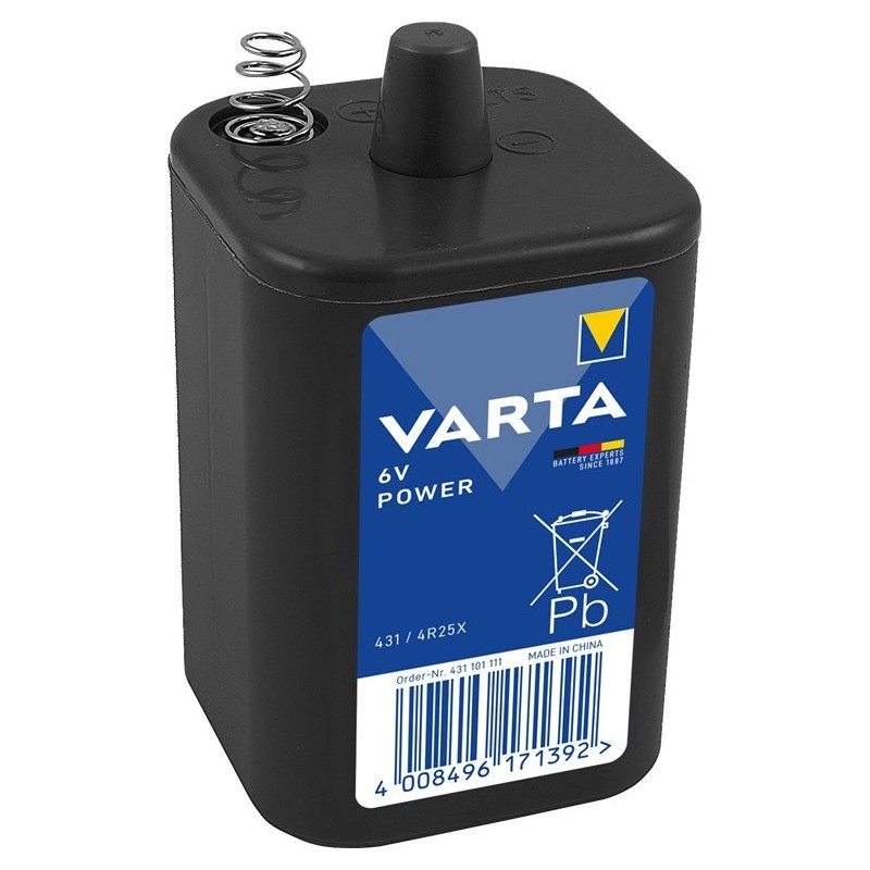 Batteria al cloruro di zinco 4R25X (431) 6V 8500mAh Varta