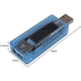 Tester USB misuratore di corrente Keweisi