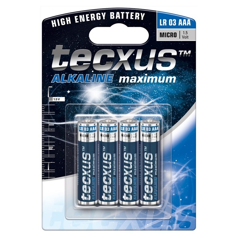 Batteria al manganese alcalino 1,5V LR03/AAA