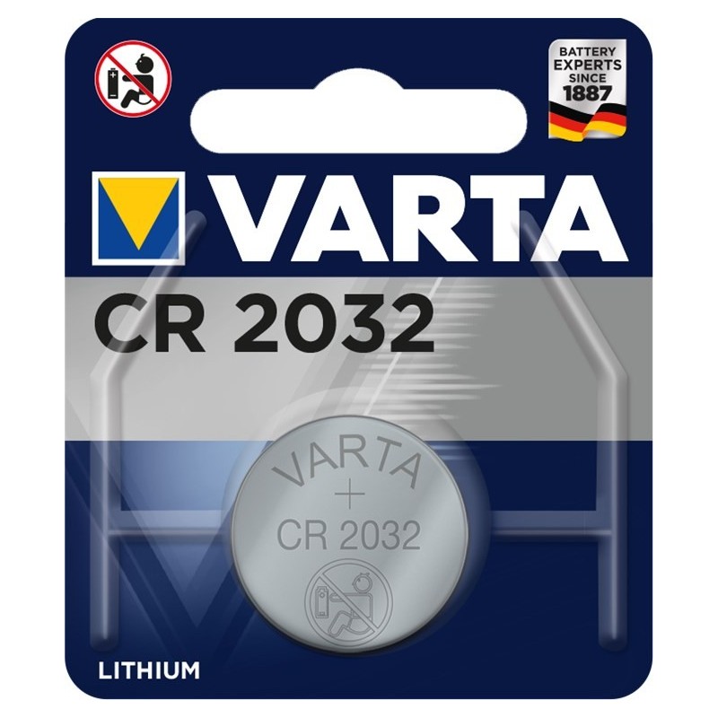 Batteria a bottone al litio 3V CR2032 Varta