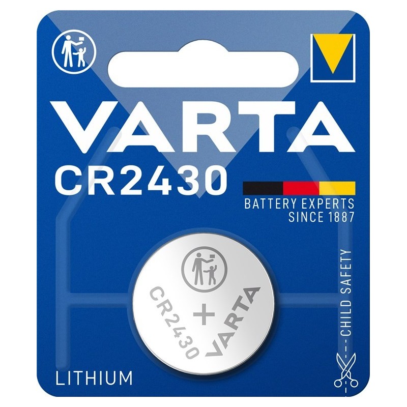 Batteria a bottone al litio CR2430 Varta