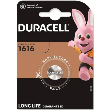 Batteria a bottone al litio 3V CR1616 Duracell