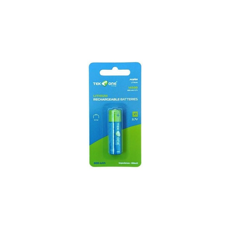 Batteria ricaricabile al litio 800mAh tensione da carica 3.7V