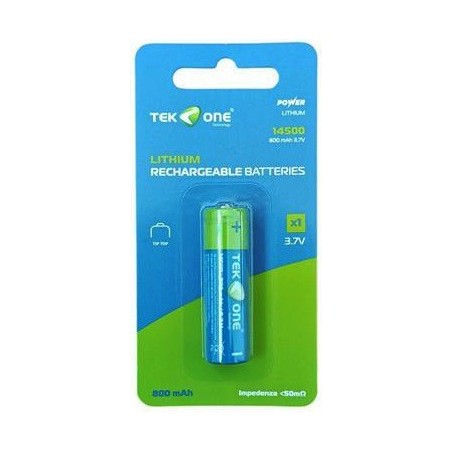 Batteria ricaricabile al litio 800mAh tensione da carica 3.7V