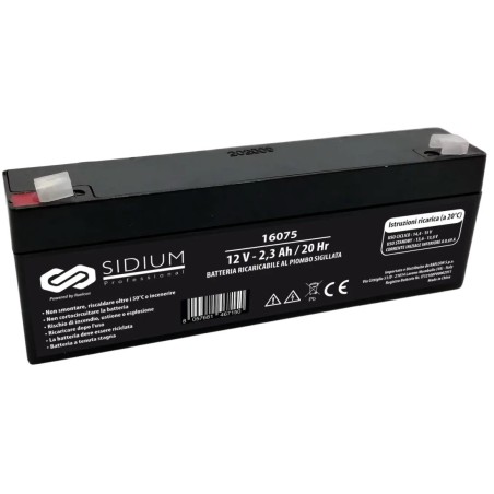 Batteria ricaricabile al piombo 12V 2,3Ah