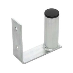 Supporto antenna a U 100mm in acciaio zincato da parete