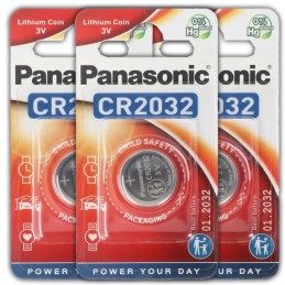 Batteria litio CR 2032 3V Panasonic