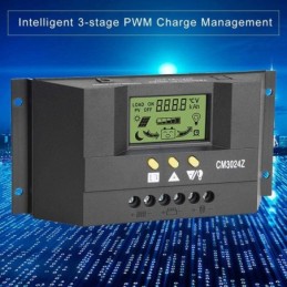 Regolatore di Carica Solare PWM 12/24 V 30A
