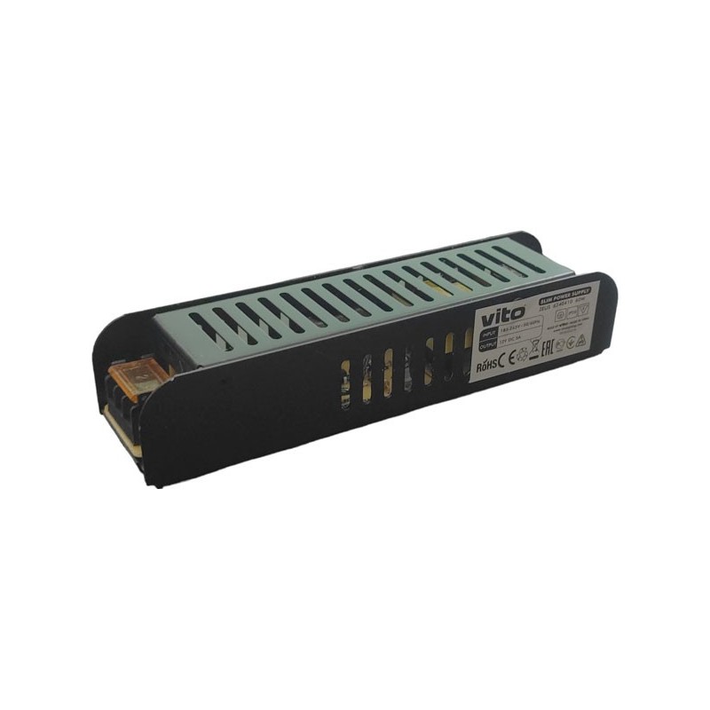 Trasformatore slim 12VDC 5A 60W Vito
