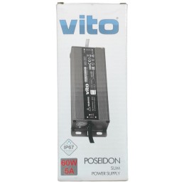 Trasformatore stagno IP67 12VDC 5A 60W Vito