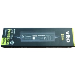 Trasformatore stagno IP67 slim 24V 2.5A 60W