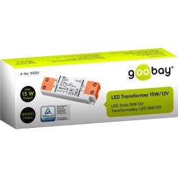 Trasformatore LED 12 V (DC)/15 W