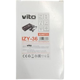 Alimentatore per strisce LED 36W 1.5A 24VDC IP20