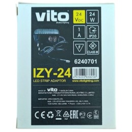 Alimentatore per strisce LED 24W 1A 24VDC IP20