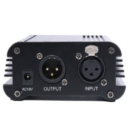 Alimentatore Phantom 48V per microfoni a condensatore
