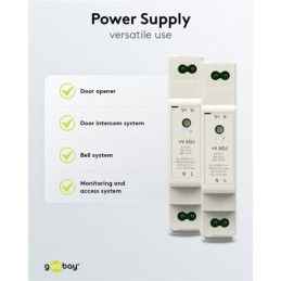 Alimentatore per guida DIN 5 VDC 2,4A 12 W