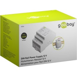 Alimentatore per guida DIN 12VCC 4,5A 44W