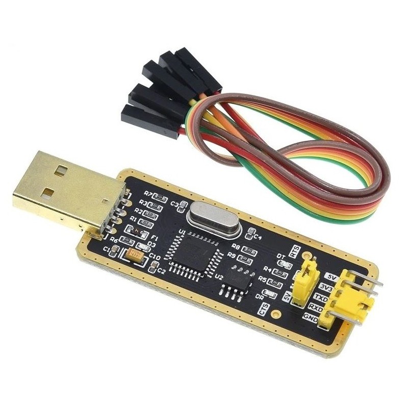 Modulo USB adattatore USB 2.0 a livello TTL seriale 5V 3.3V con cavi per Arduino
