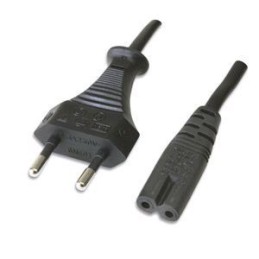 Cavo di alimentazione 2 poli 1.5m Spina Euro - IEC-320-C7
