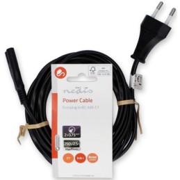 Cavo di alimentazione 3m spina Euro - IEC-320-C7