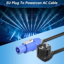Cavo di alimentazione schuko a powercon tipo A 1,5 mm² 2m