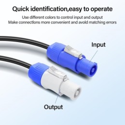 Cavo di alimentazione powercon In-Out 16AWG 2m