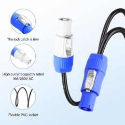 Cavo di alimentazione powercon In-Out 16AWG 2m