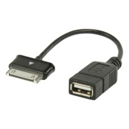 Sincronizzazione e Ricarica Samsung 30-Pin Maschio - USB A Femmina 0.20 m Nero
