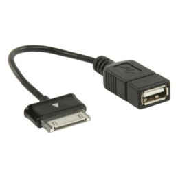 Sincronizzazione e Ricarica Samsung 30-Pin Maschio - USB A Femmina 0.20 m Nero