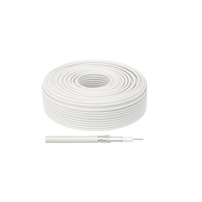 Cavo coassiale schermato RG59 75 ohm CCS matassa da 100m