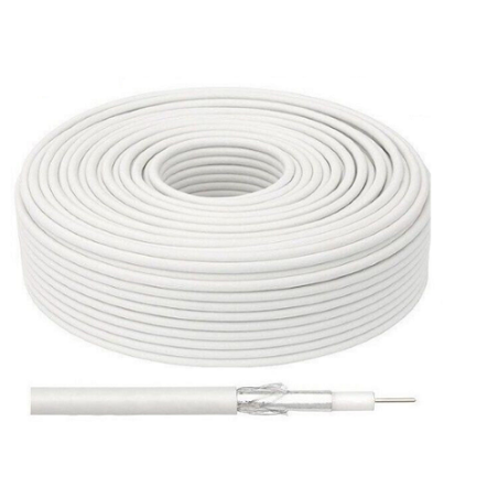 Cavo coassiale schermato RG59 75 ohm CCS matassa da 100m