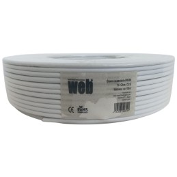 Cavo coassiale schermato RG59 75 ohm CCS matassa da 100m