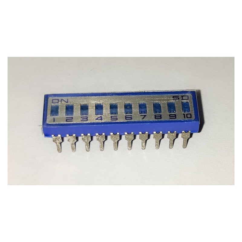 Dip switch orrizzontale 10 Vie