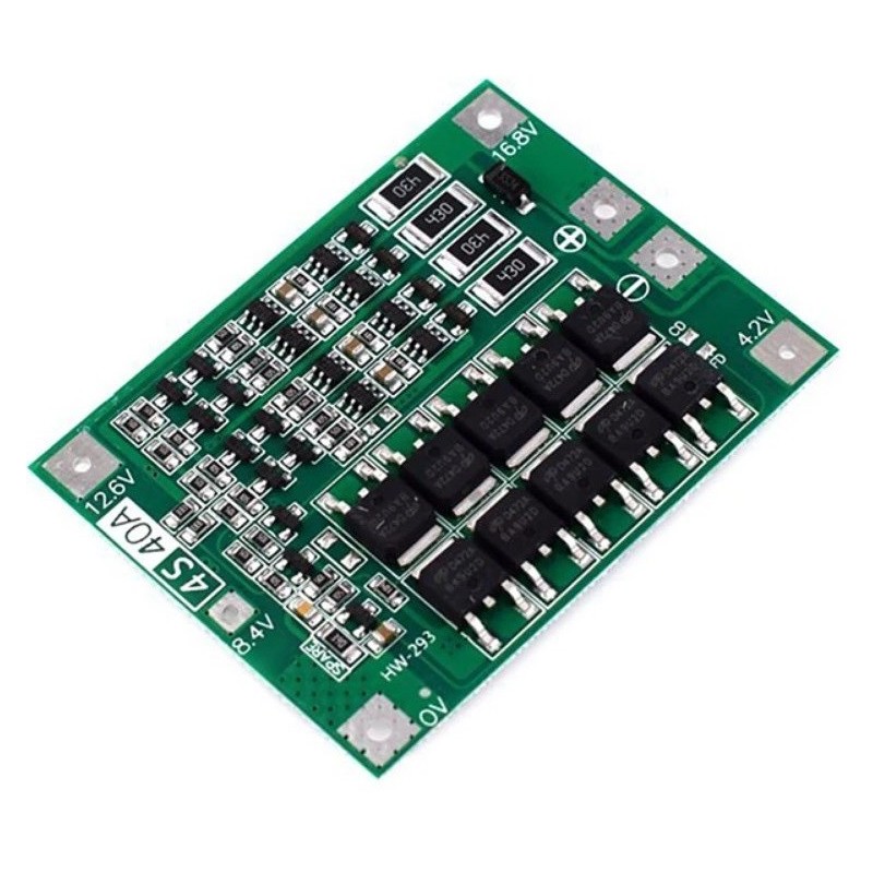 Scheda di protezione batteria al litio serie 4 16,8 V 40A con funzione di Ripristino AUTO