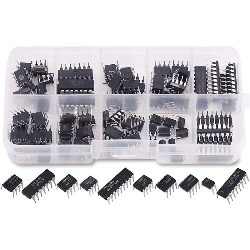 Kit 85 circuiti integrati 10 modelli