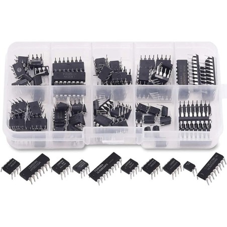 Kit 85 circuiti integrati 10 modelli